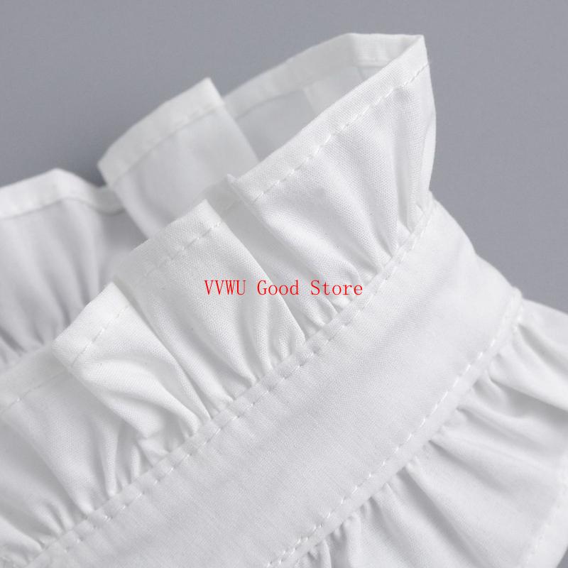 

Female Ruffled Collar Arm Sleeves Set For Business Meetings And Casual Event China Mainland