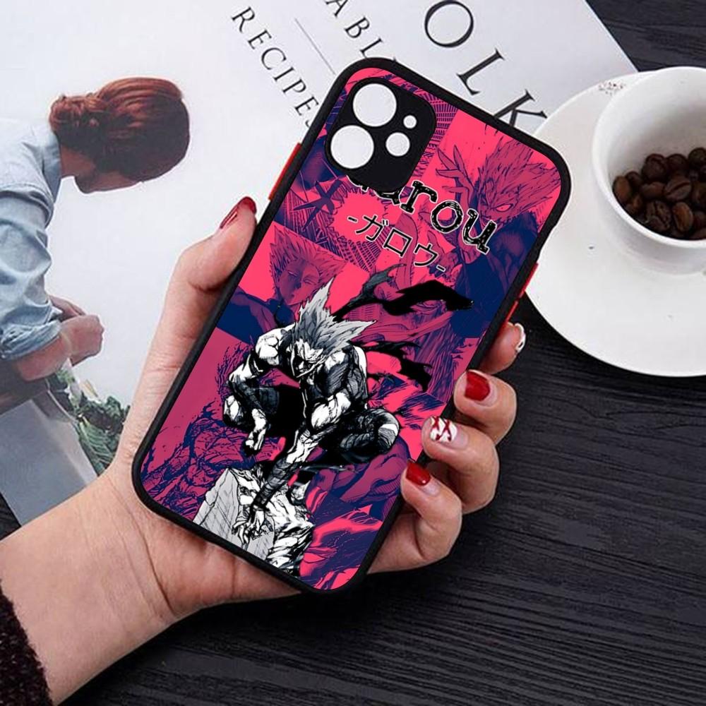 One Punch Man Phone Case For IPhone 14 11 12 13 Mini Pro Max 8 7 Plus X XR XS MAX Translucent Matte Cover