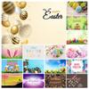 Easter Theme Background Cloth Egg Bunny Backdrop Photography Photographic Party Decor Background Photo Studio
