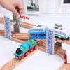 Wooden Thomas Train Track Bridge & Accessories Set - Educational Toy with Double Layer Fence