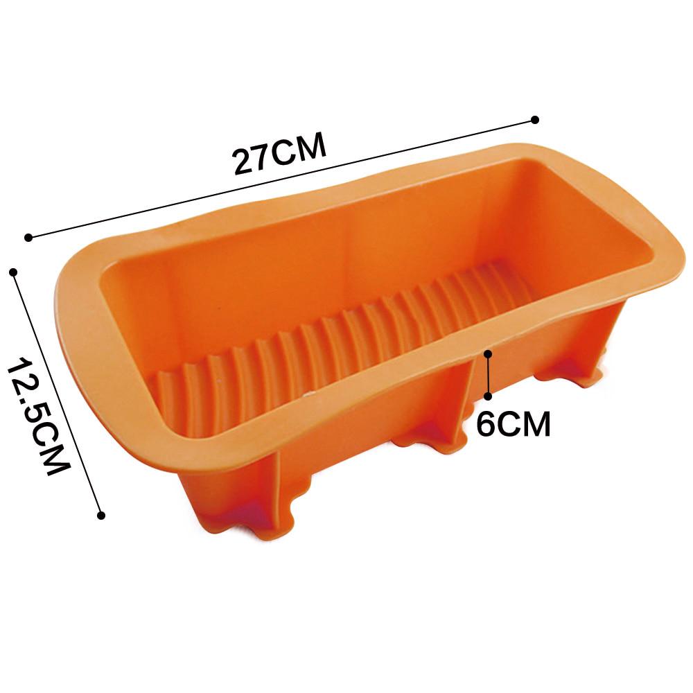 1 Stück rechteckige Toast-Silikon-Kuchenform, Antihaft-Backformen, Brotform, Laibpfannen, Gebäck-Backwerkzeuge