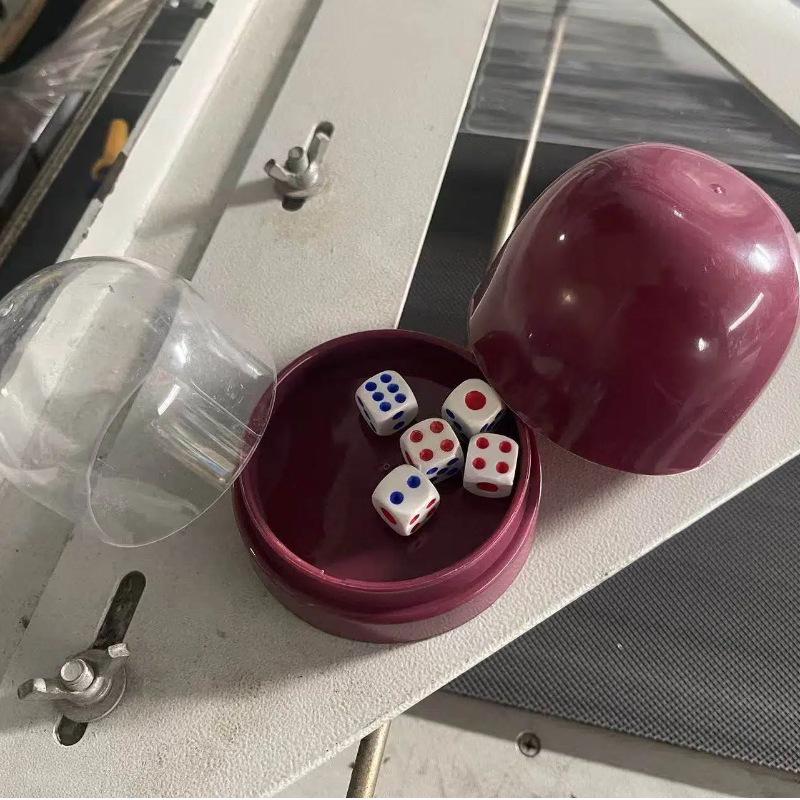 Thickened Anti-Loss Dice Shaker Set - Anti-Cheating Colorful Bar Dice Cup with Base