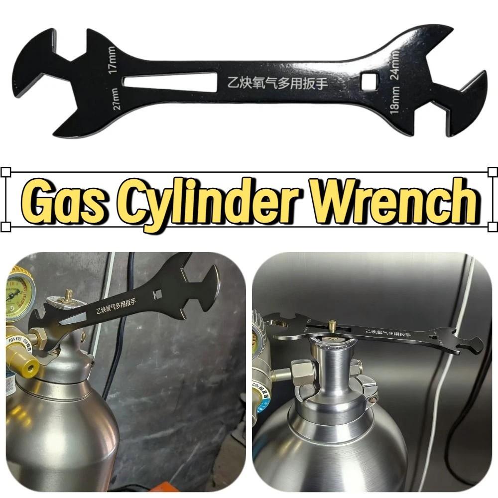 Steel Gas Cylinder Wrench Professional Pressure Reducer Wrench Gas Bottle Tool Maintenance