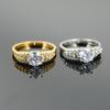 Jewelry Men's and Women's Rings, Wedding Rings, Domineering Classic Couple Diamond Rings, Japanese and Korean Simple Light Luxury Plain Rings 2026