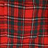 60s Vintage Wool Blend Check Pattern Long Sleeve Open Collar Shirt M Red Men's Used