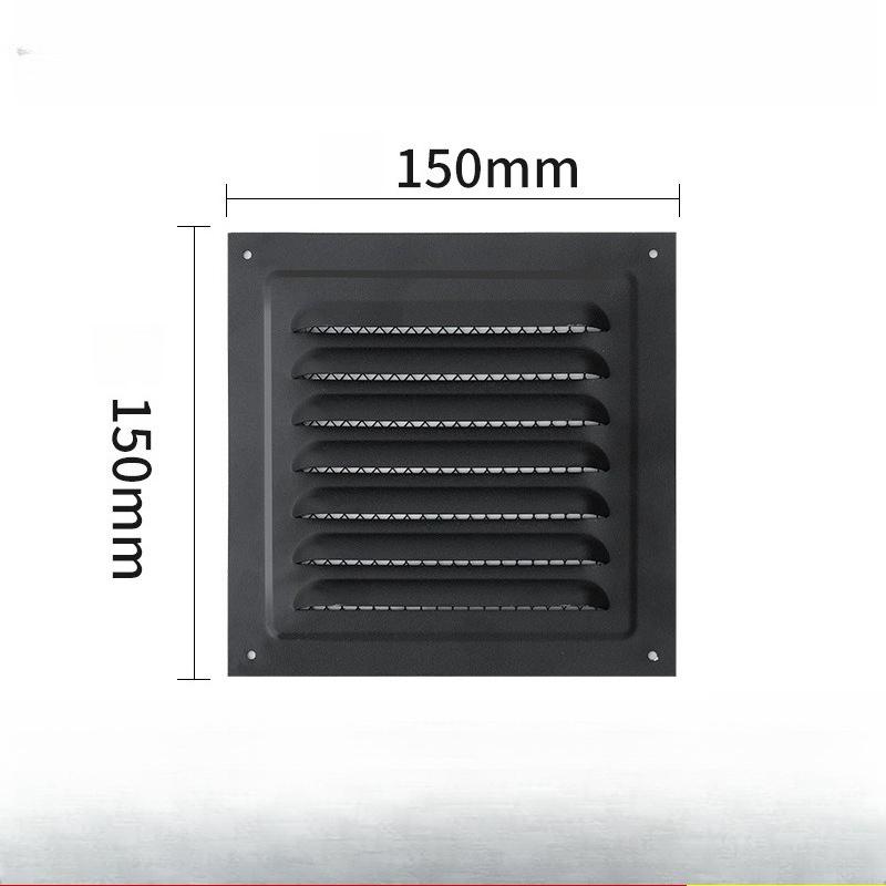 Square Ventilation Grille Return Grille With Protective Grille HVAC Electric Box Heat Dissipation Louver Panel Replace