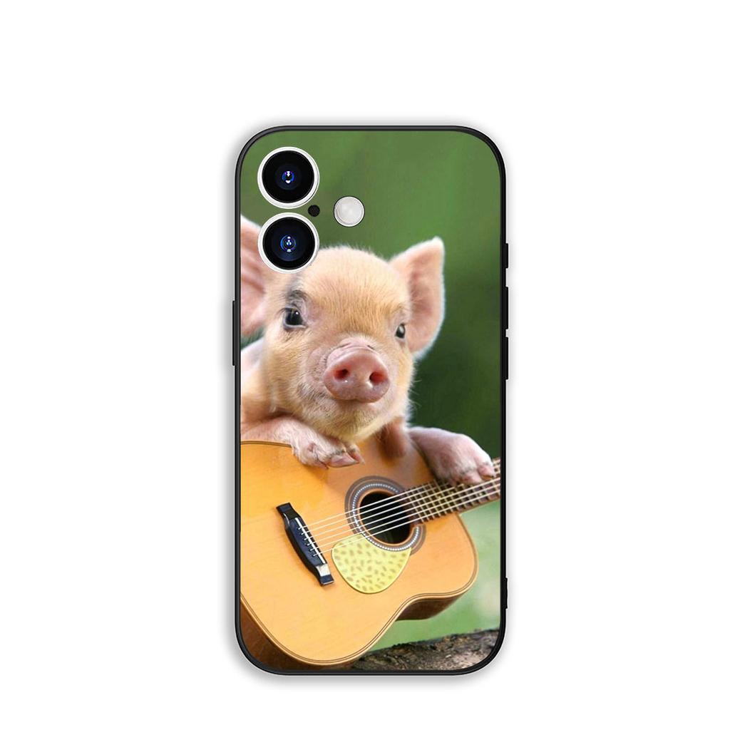 Phone Cover Animal Wild Boar Pig Casing for Apple iPhone 16 15 14 Plus 13 12 Mini 17 Pro Max + ProMax 16E Air 15+ Case
