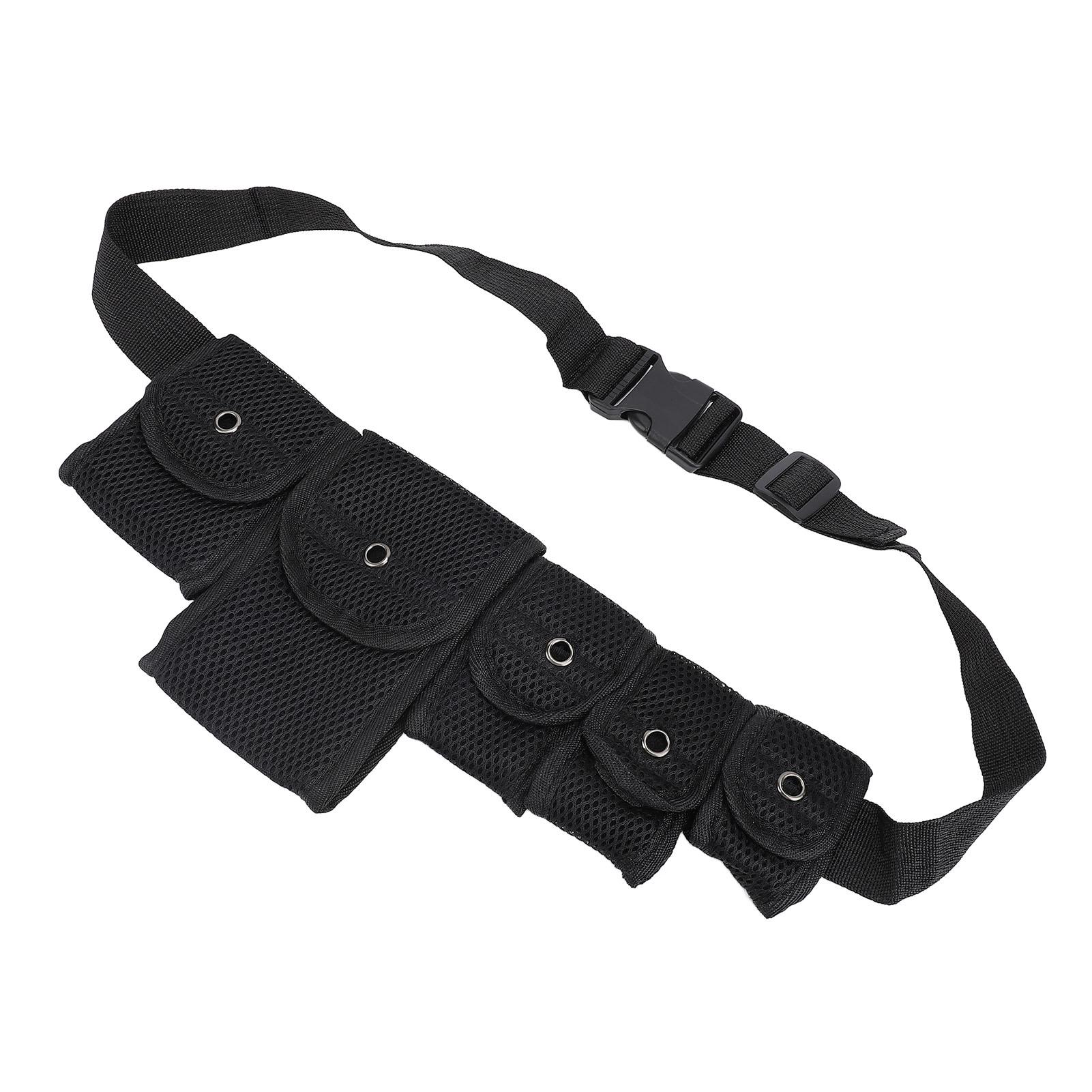 

Multi Pocket Chest Bag Men Women Shoulder Bag Waist Pack Small Sling Bag Multipurpose for Travel чёрный