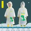 Children's Raincoat for Boys and Girls, Kindergarten School Rainwear, Transparent Cute Poncho-Style Raincoat for Toddlers and Students
