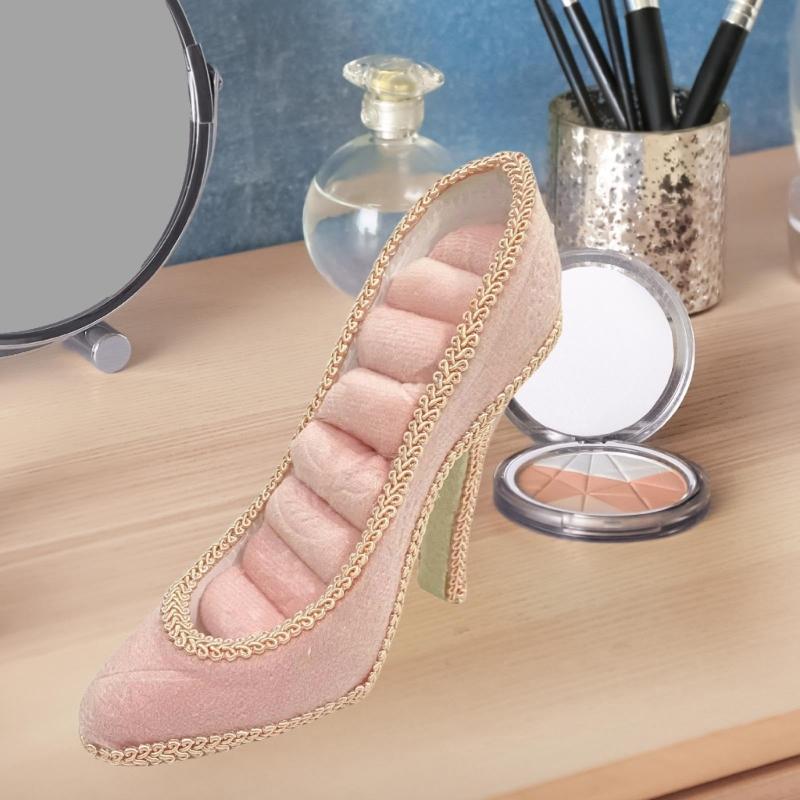 Creative High Heel Shoe Resin Jewelry Display Stand Suitable for Earrings Necklaces Rings Bracelets Home Decorating