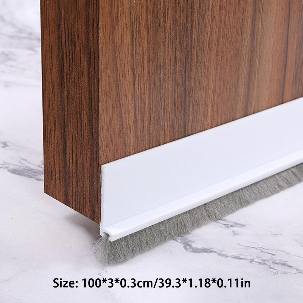 Door Weather Stripping Waterproof Bottom Sealer Draft Stopper Flexible Weather Stripping Window Sealer Draft Blocker For Living
