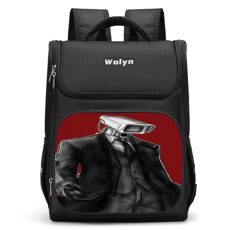 

Stylish Large And Small 3d Monitor Man Backpack For Boys And Girls School Use Style Z,Small