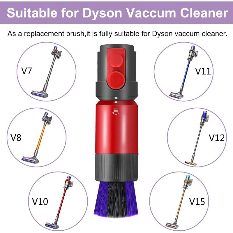 Traceless Dust Brush, Anti-scratch Dusting Brush for Dyson V15 V12 V11 V10 V8 V7 Vacuum Cleaner Dust Brush Head Replacement Accessory