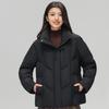 SNOWFLYING Women's Short Hooded Down Jacket