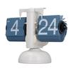Page Turning Clock Single Leg European Vintage Simple Automatic Flip Mechanical Clock for Living