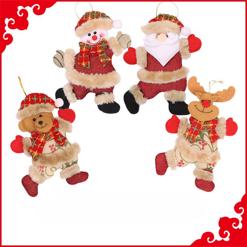 Christmas Decorations, Christmas Tree Accessories, Christmas Figurines, Dancing Elders, Snowmen, Deer, Bears, Fabric Dolls, Small Pendant Gifts