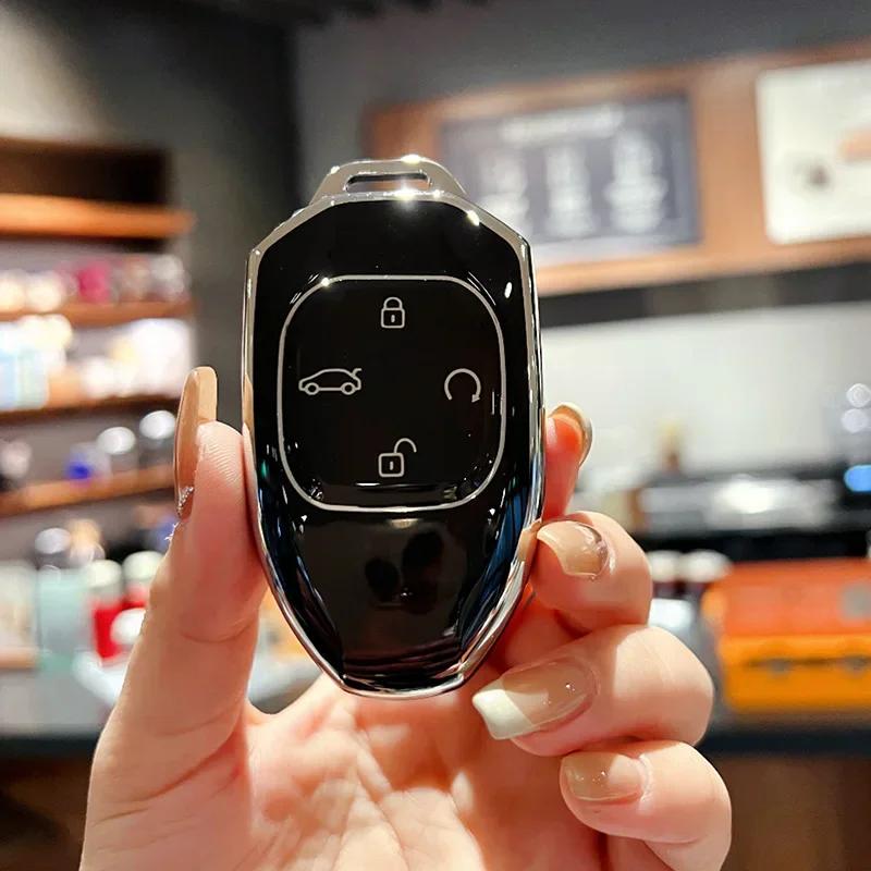Tpu Car Key Cover Smart Remote Fobs Case Protector Auto Accessories For Gac Motor Gn8 Trumpchi Empow J15 J16 Gs8