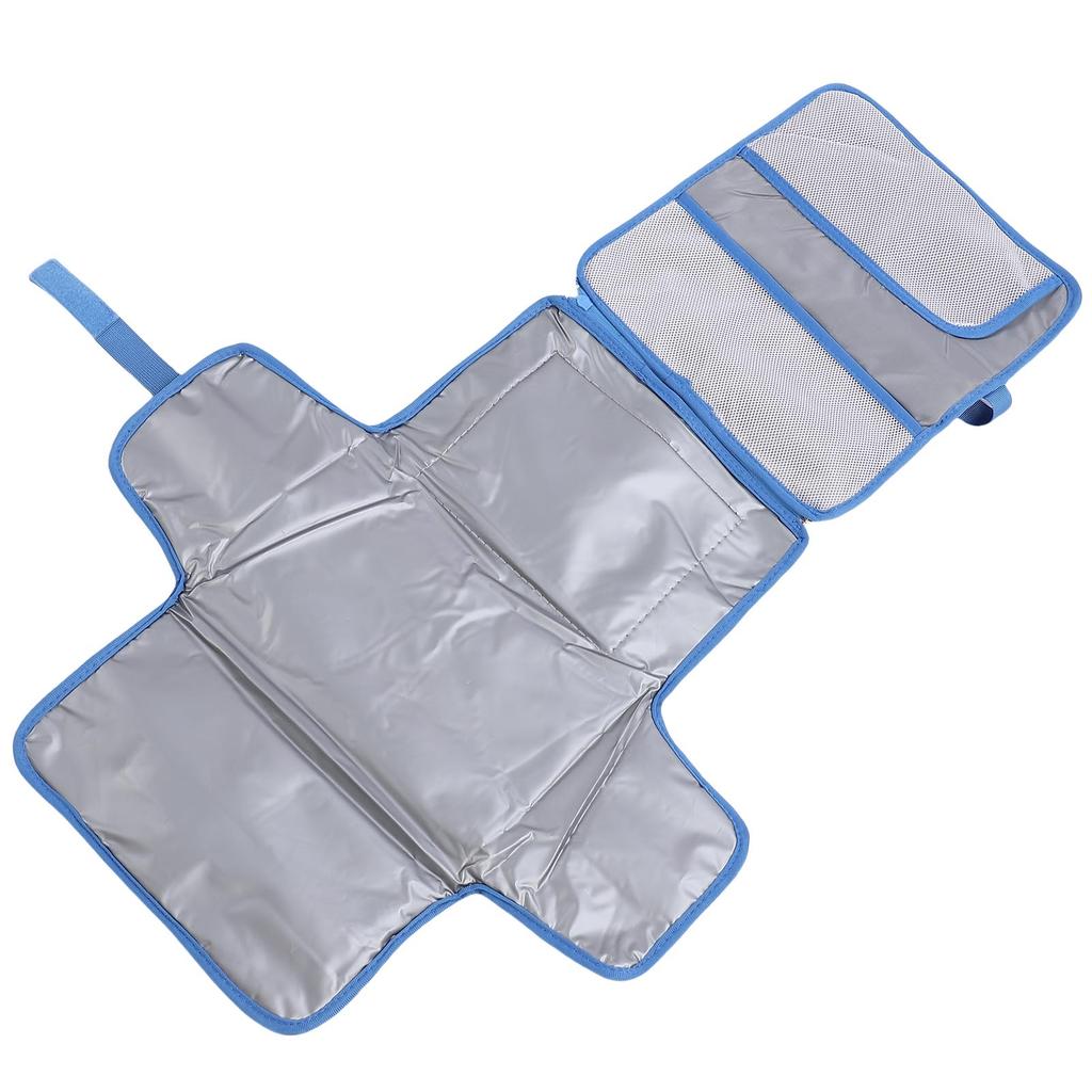 Newborn Changing Mat with Wet Wipe Holder Water Proof Portable Baby Diaper Changer Pad for Travel
