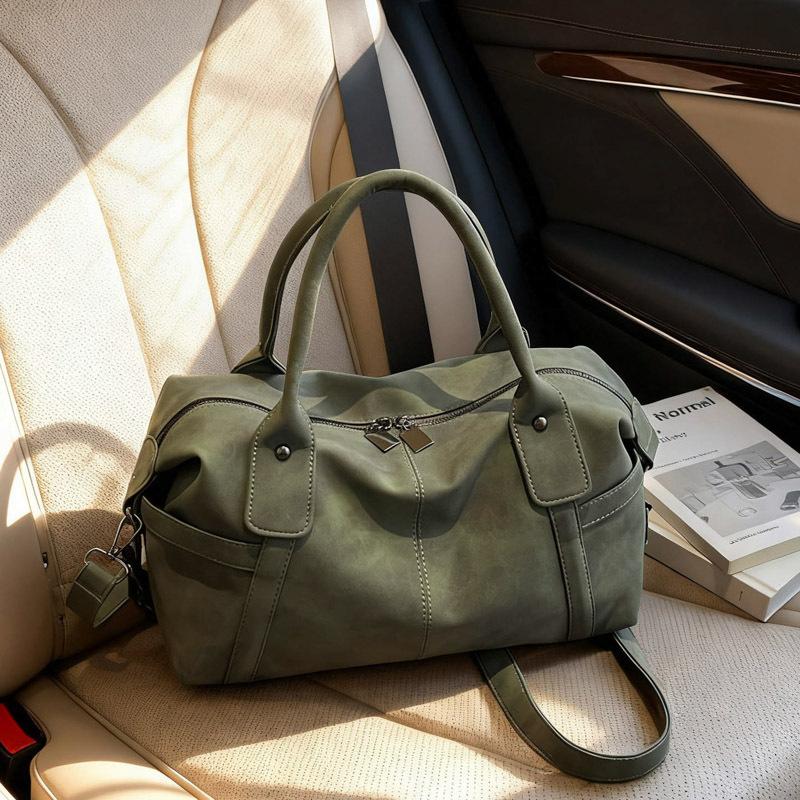 

Vintage Tote Bag, New Fashionable Frosted Shoulder Bag, Large Capacity Commuting Crossbody Bag