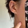 S999 Sterling Silver Diamond Stud Earrings: Exquisite, Versatile, Simple, High-End Light Luxury Jewelry for Women.