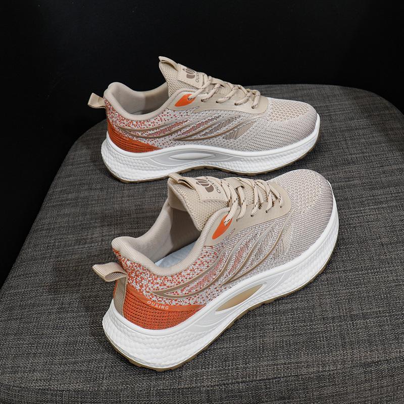 2025 summer new Korean version of versatile breathable fly-woven women's shoes ins tide student casual shoes women's running sports