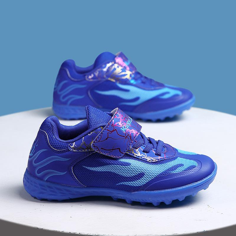 Crushed Children's Elementary School Football Training Shoes Velcro Mesh Boys Sports Sub-age Girls 6 Football Studs