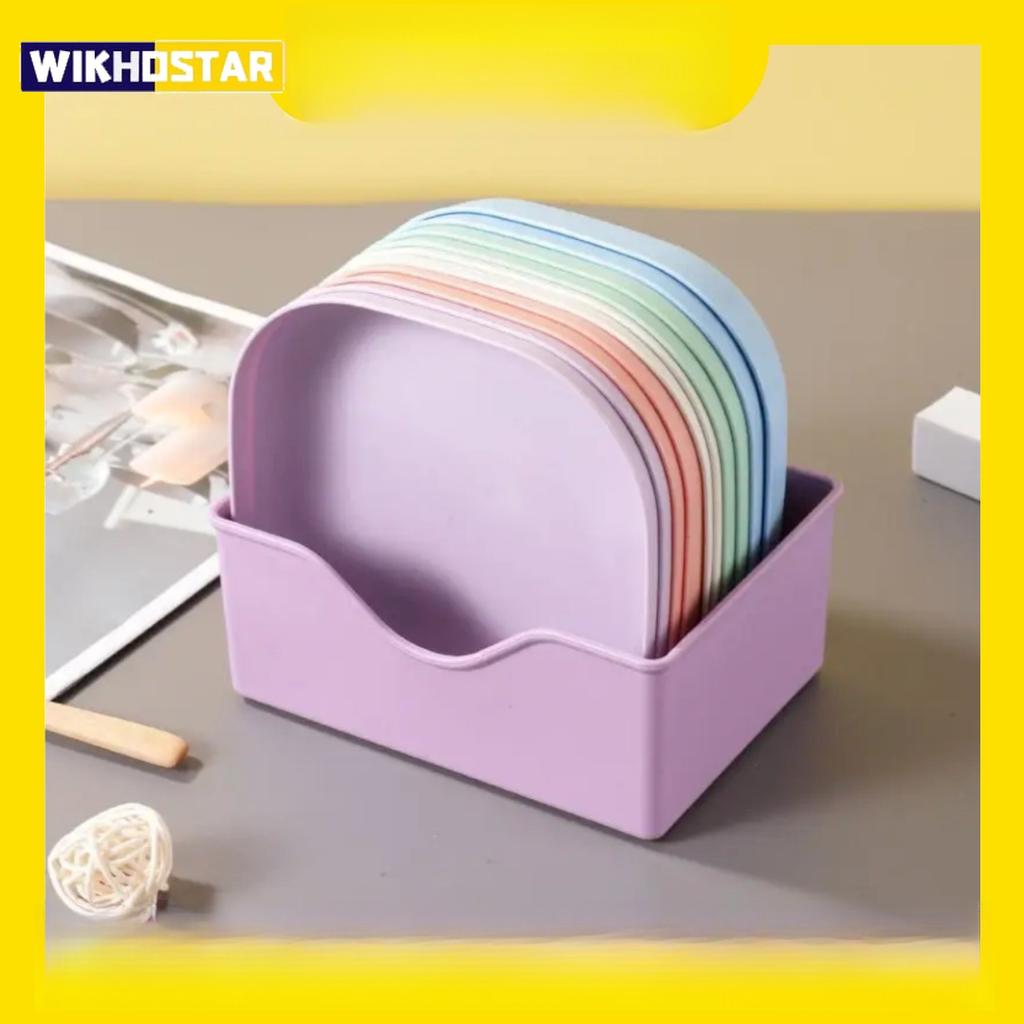 Plastic Plates Reusable Resistant Pet Bowl Dessert Dinner Kitchen Party Barbecue Durable Child Snack