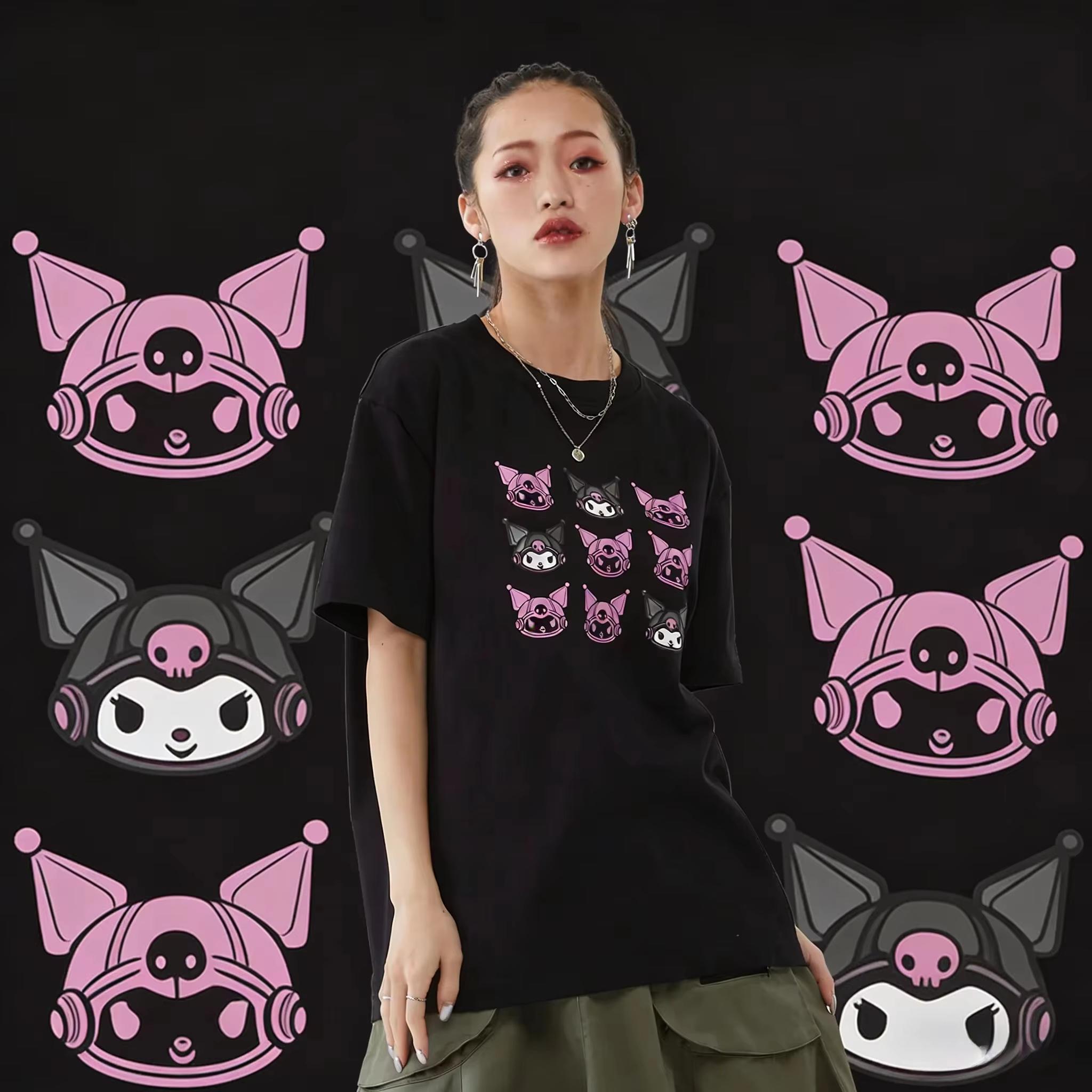 

2026 New Coolmi Printed Summer Tshirt Casual Shortsleeved Cotton Top Womens Sweet and Cute Style Daily Wear Clothing S
