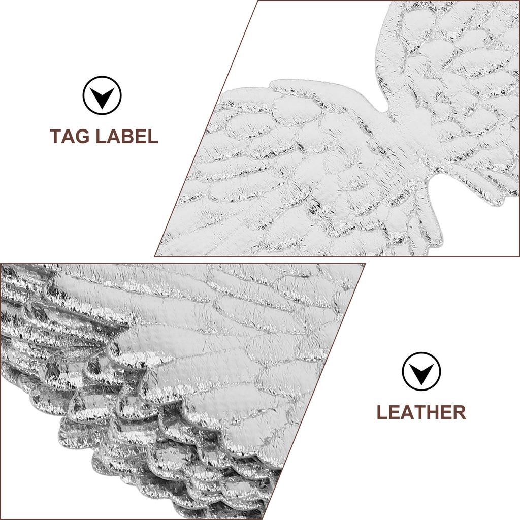12Pcs Angel Wings Small Decorative Fabric Patch Pink Mini Wings for DIY Clothing Bags Jackets Crafts DIY Wing Wing Decor