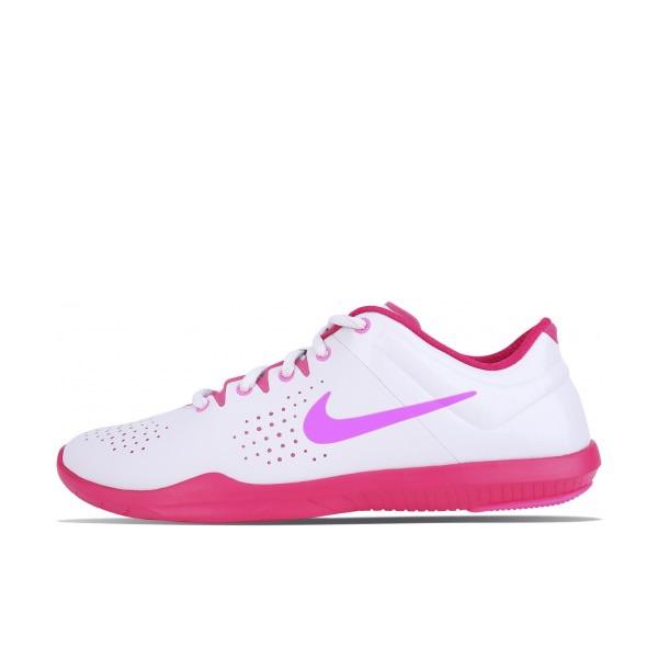 

Nike Студийные кроссовки с амортизацией, нескользящие, прочные, дышащие, низкие, для тренировок, женские, белые, розовые 616057-013 38
