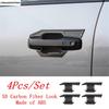 Car Door Handle Bowl / Rearview Mirror / Rear Tail Light Cover Trim For BYD Leopard 5 2024 2025 5D Carbon Fiber Look Accessories