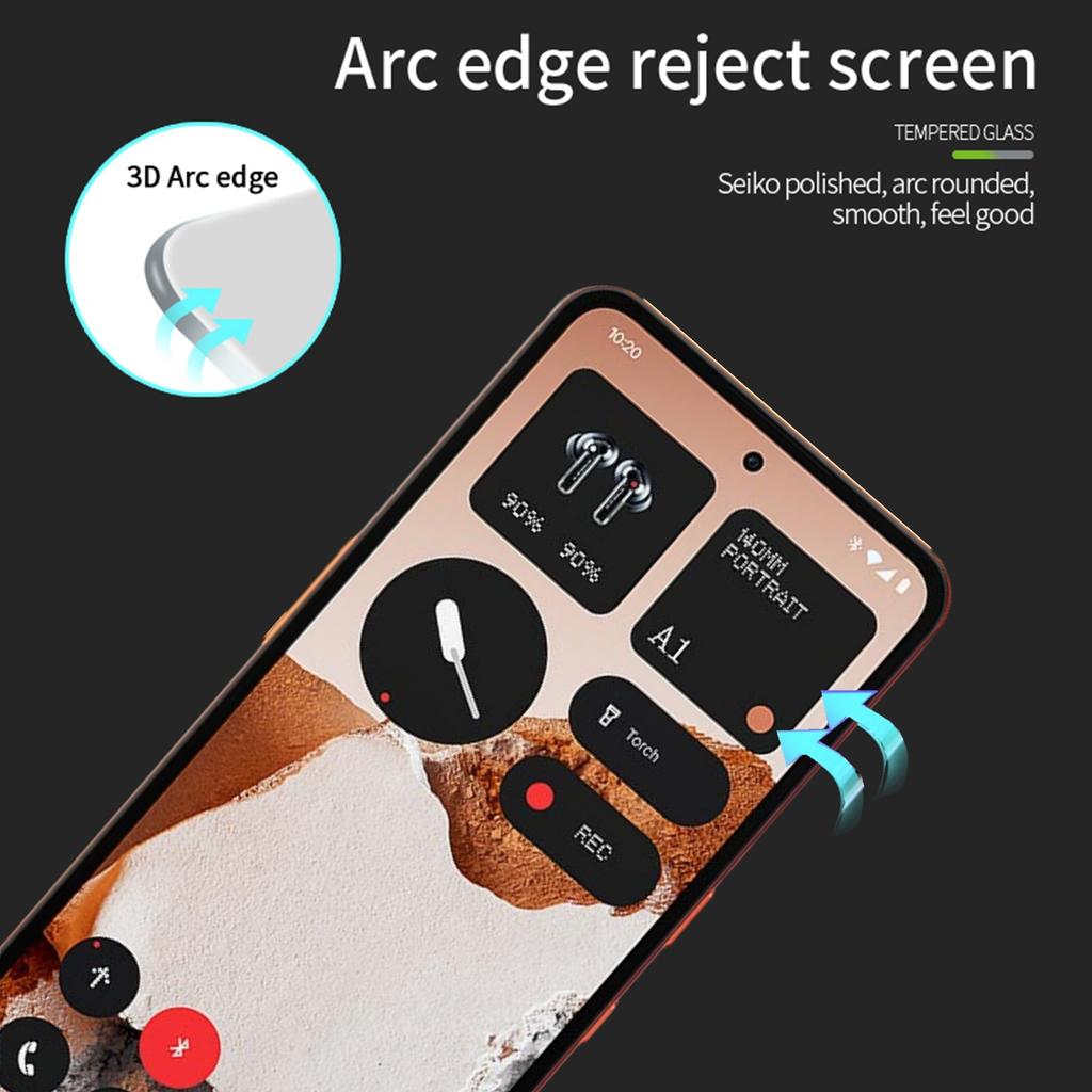 Pro Nothing CMF Phone 2 Pro Fólie z tvrzeného skla PINWUYO Odolná proti výbuchu 9H 3D Ochranné sklo na celou obrazovku