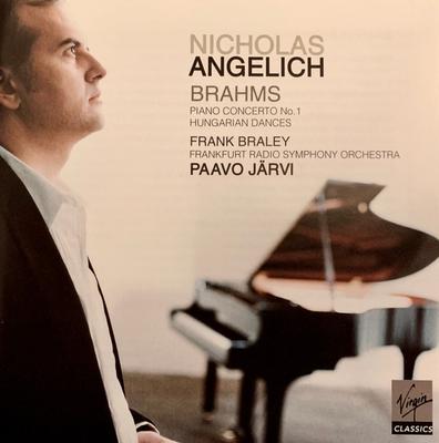 CD JOHANNES BRAHMS - NICHOLAS ANGELICH - Piano Concerto No. 1 / Hungarian Da 5099951899820 Virgin Classics 2008 Europe Classical Used