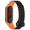 Silicone Magnetic Strap For Xiaomi Mi Band 7 6 5 4 3 Sports Bicolor Loop Bracelet Band For Mi Band 6 5 Blet For Mi Band 5 Correa