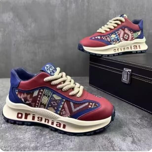 Retro Light Luxury Trendy Thick-soled Non-slip, Light and Comfortable Dad Shoes Trendy Sports and Leisure Shoes