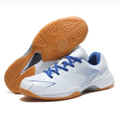 2026 New Professional Table Tennis Shoes Men Women Anti Slip Badmintons for Couples White Blue Light Weight Badminton Sneakers