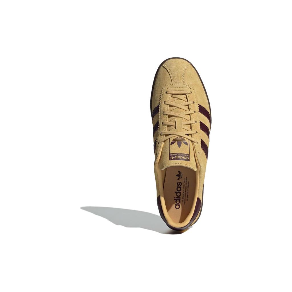 Adidas Originals Bermuda Comfortable Non-Slip Durable Low-Top Skate Shoes Unisex Sneakers Yellow JI4279