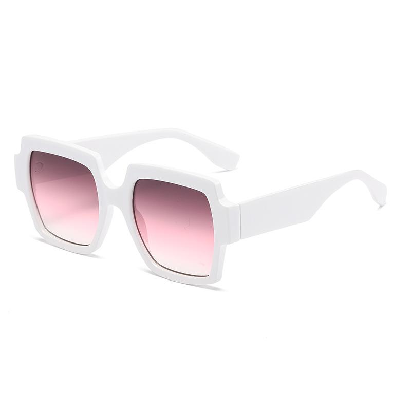 Versatile Color Block UV Protection Sunglasses: European & American Fashion