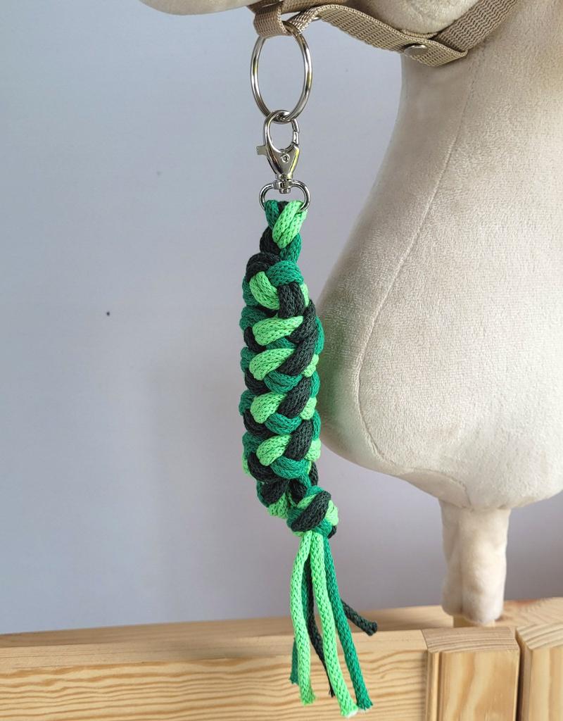 Hobby Horse Rope Lead - Light Green/Green/Bottle Green
