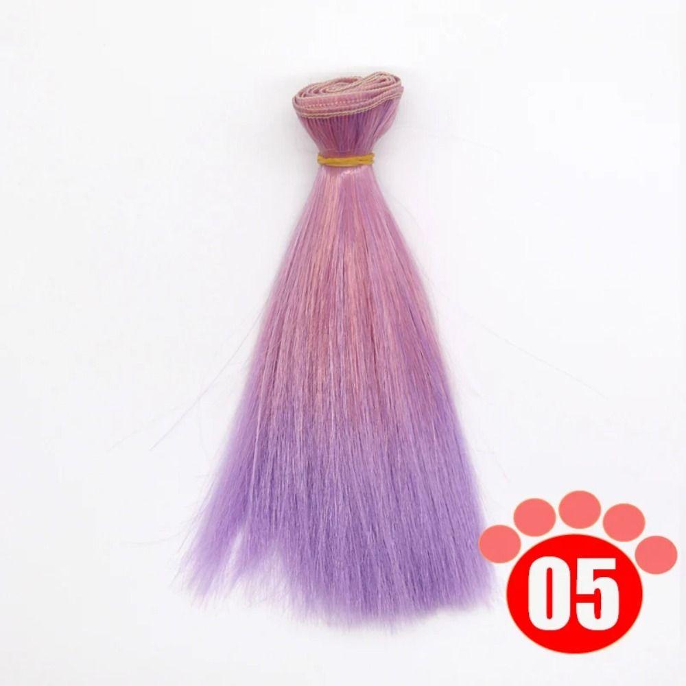 15*100CM Doll Hair Colorful Children Toy Gift 2024 Bjd Wig  for 1/4 1/6 1/8 Bjd
