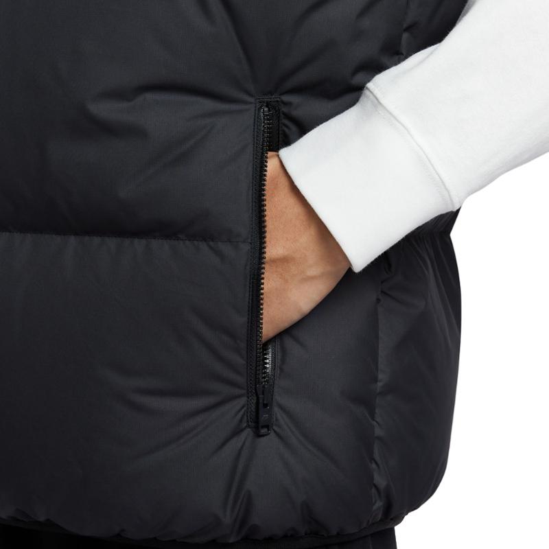 Nike Vests Men's Black Stand Collar Moderate Other IH2369-010