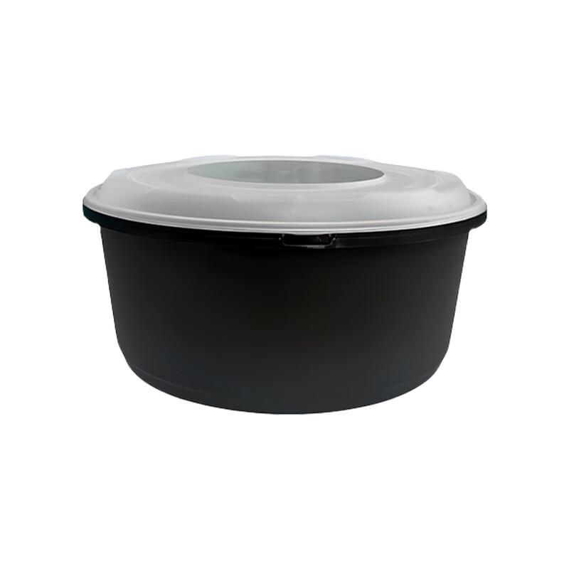 Food Grade Disposable Round Takeout Container - 4880ml, 60 Sets