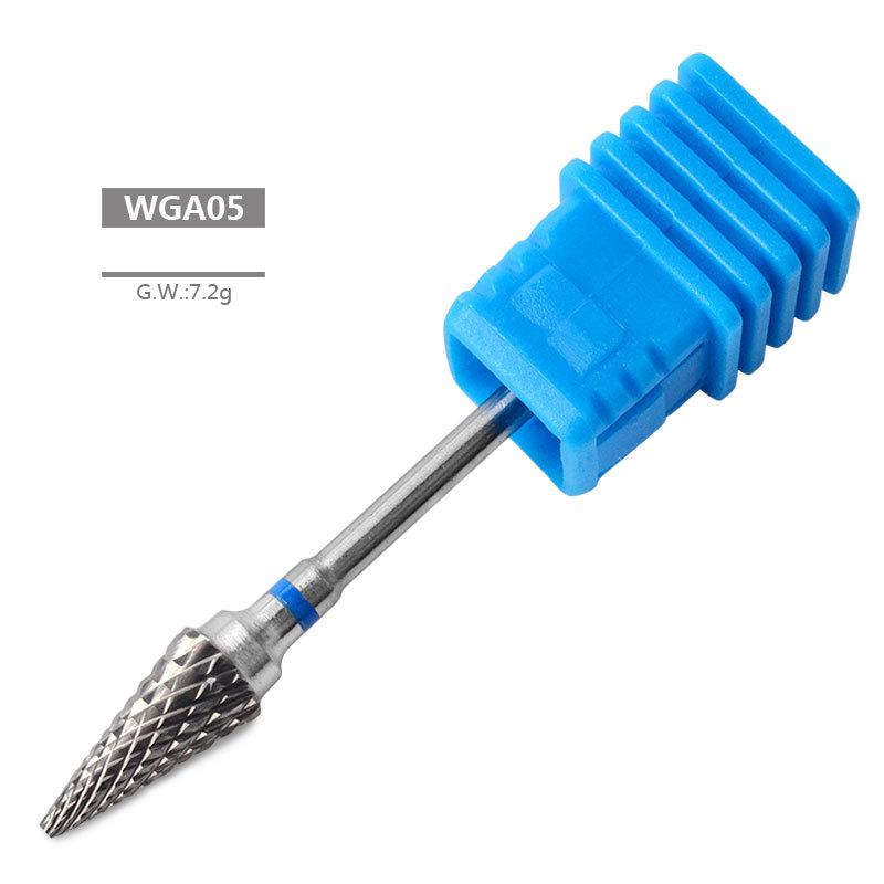 Nail Polish Tools Blue Tungsten Steel Nail Drill For Remove Dead Skin Cuticle Electric Polishing Machine Accessories