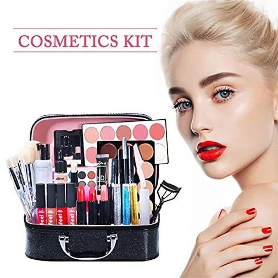 Full Beauty Makeup Cosmetic Set Upgrade Lipstick Palette Long-lasting Beginner Popular 35 Pieces