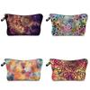 Mandala Makeup Bag Printed Multi Functional Portable Travel Storage Pouch Wash