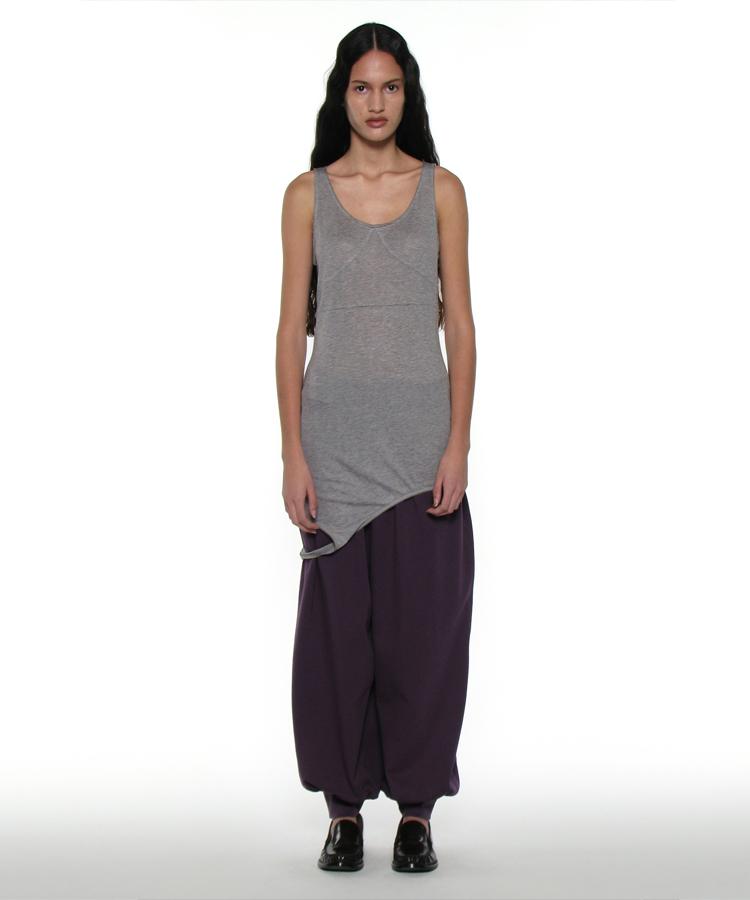Partimento Woman Pwc Sheer Transform Sleeveless Dress_Melange