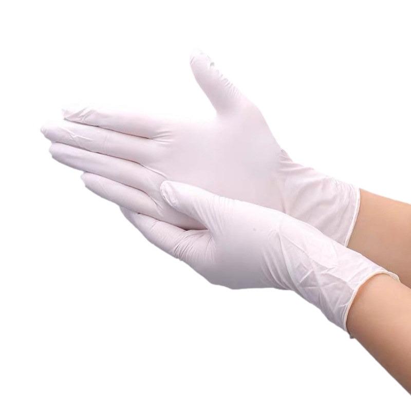100 PCS Disposable Glove Pvc Powder-free High-elastic Nitrile Rubber Household Outdoor Labor Protection Food Grade Nitrile Glove