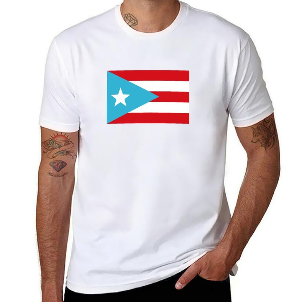 Puerto Rico Flag TShirt Lightweight Gym Training TShirt
