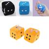 Plush Dice Party Pendant Soft Fluffy Car Decoration