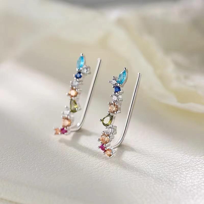 Boucles d'oreilles féminines de niche luxe léger